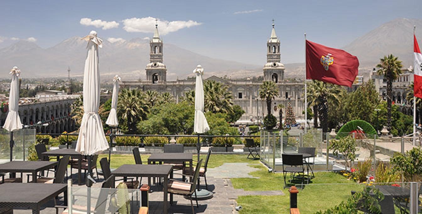 ארקוויפה Katari Hotel At Plaza De Armas מראה חיצוני תמונה